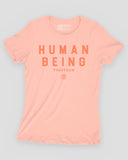 HUMAN BEING Peach Tee — THIRTXXN